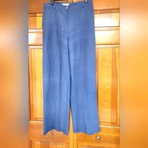 Tommy bahama one hundred percent silk women's Blue Wide-Leg Pants